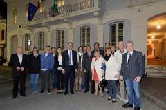 L'amministrazione Comunale di Castenedolo con il Presidente del Senato Piero Grasso